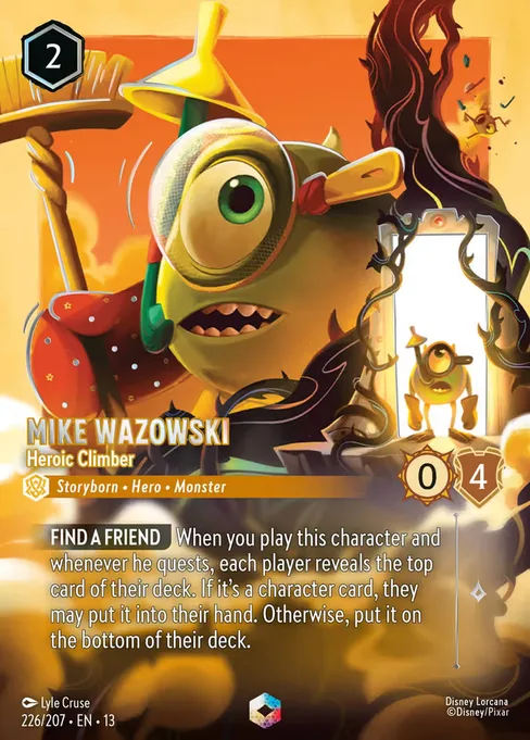 Mike Wazowski - Heroic Climber, Attack of the Vine! #226