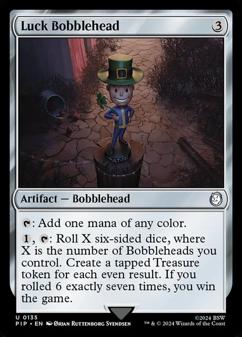 Luck Bobblehead, Fallout #135