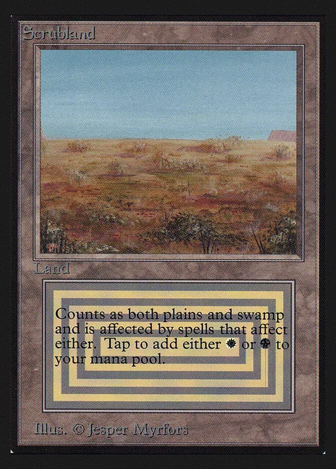 Scrubland, Intl. Collectors' Edition #282