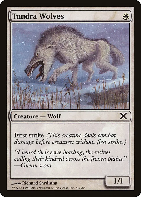 Tundra Wolves, Tenth Edition #54