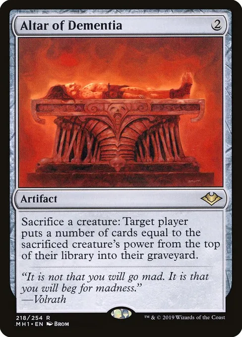 Altar of Dementia, Modern Horizons #218