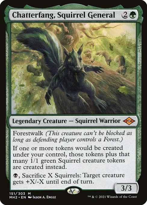 Chatterfang, Squirrel General, Modern Horizons 2 #151