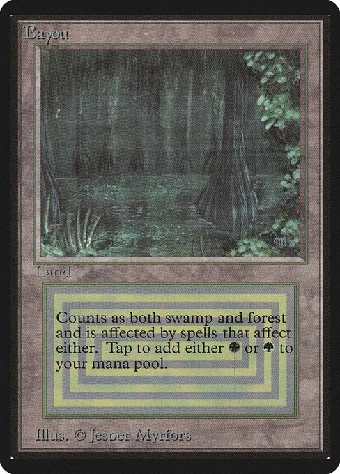 Bayou, Limited Edition Beta #279