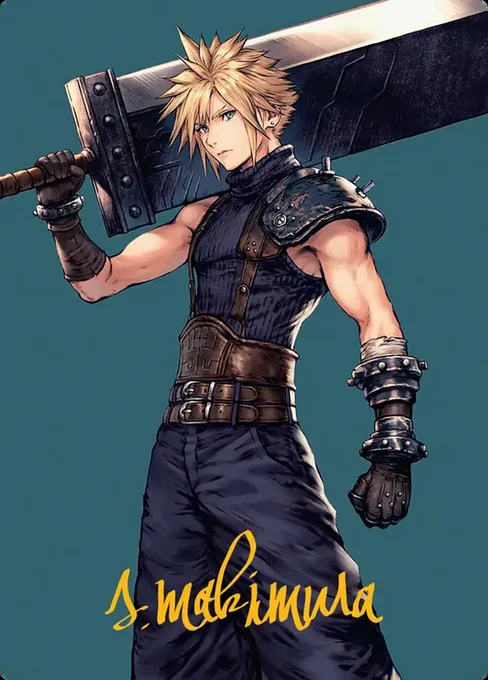 Cloud, Ex-SOLDIER // Cloud, Ex-SOLDIER, Final Fantasy Art Series #50