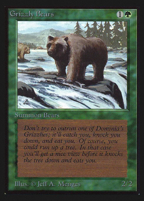 Grizzly Bears, Collectors' Edition #200