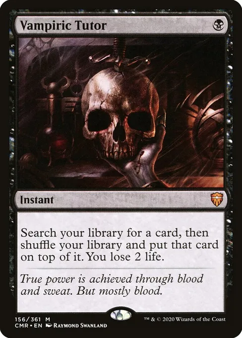 Vampiric Tutor, Commander Legends #156