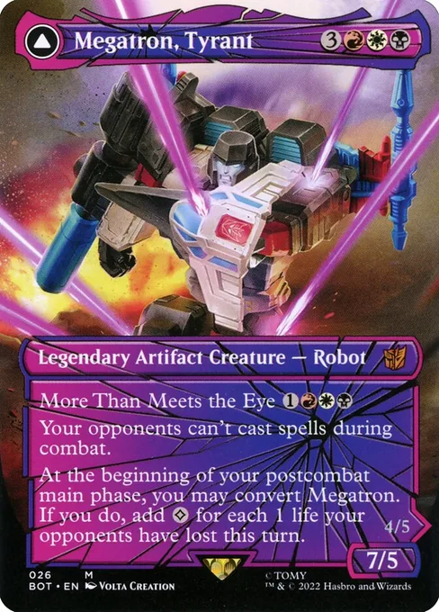 Megatron, Tyrant // Megatron, Destructive Force, Transformers #26