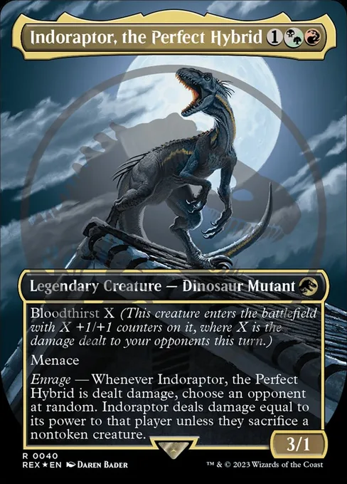 Indoraptor, the Perfect Hybrid, Jurassic World Collection #40