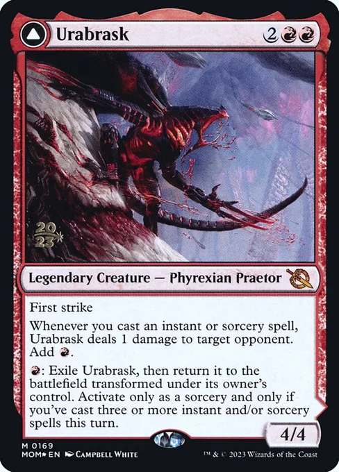 Urabrask // The Great Work, March of the Machine Promos #169s