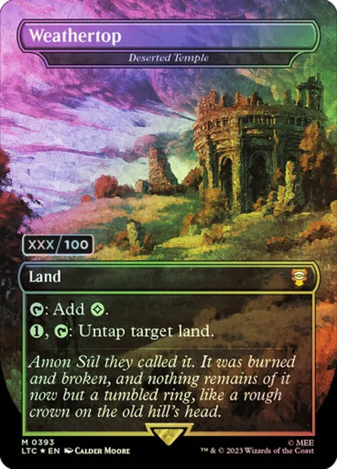 Deserted Temple, Tales of Middle-earth Commander #393z