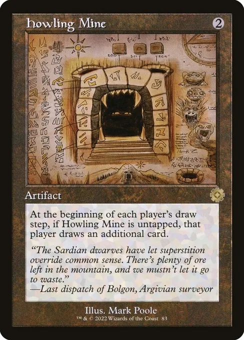 Howling Mine, The Brothers' War Retro Artifacts #83