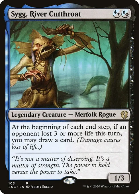Sygg, River Cutthroat, Zendikar Rising Commander #103