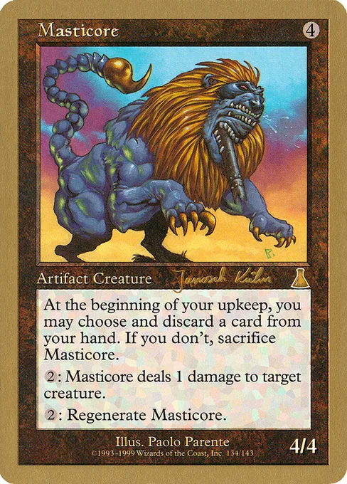 Masticore, World Championship Decks 2000 #jk134