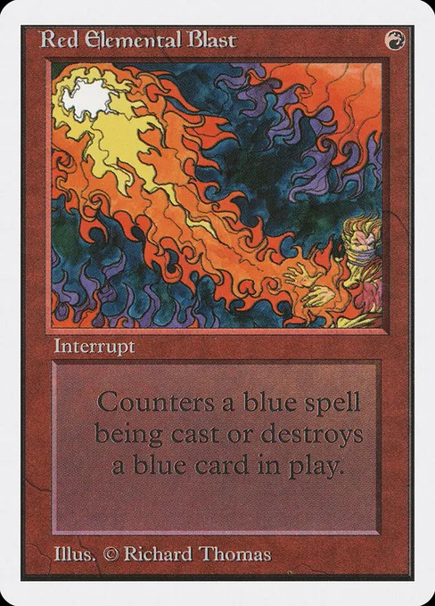 Red Elemental Blast, Unlimited Edition #170