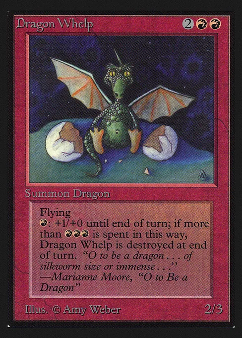 Dragon Whelp, Intl. Collectors' Edition #142