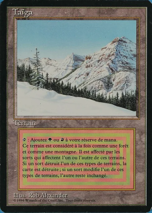 Taiga, Foreign Black Border #287