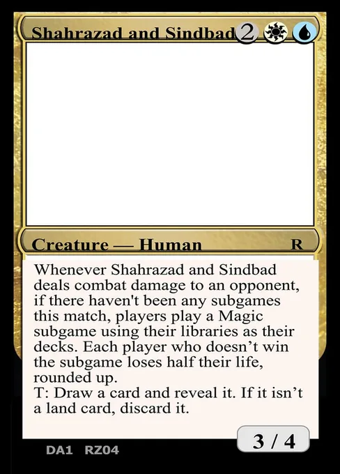 Shahrazad and Sindbad, Unknown Event #RZ04g