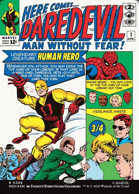 Daredevil, Man Without Fear, Marvel Super Heroes #398