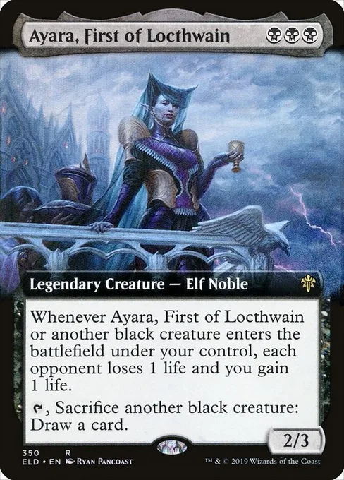 Ayara, First of Locthwain, Throne of Eldraine #350