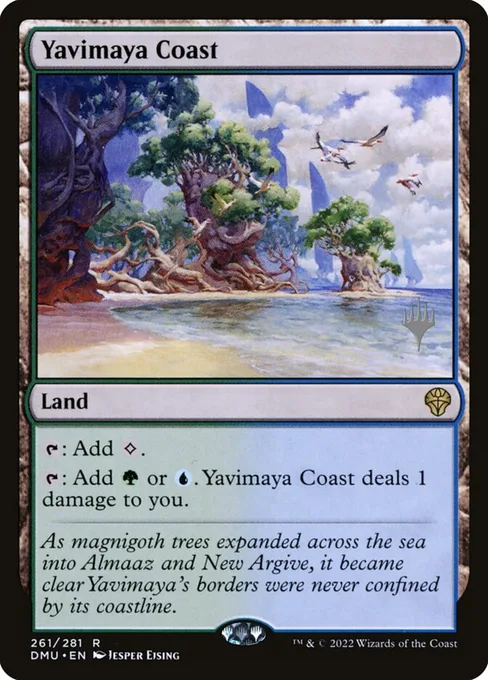 Yavimaya Coast, Dominaria United Promos #261p