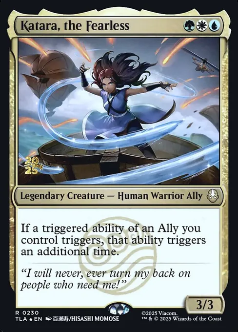 Katara, the Fearless, Avatar: The Last Airbender Promos #230s