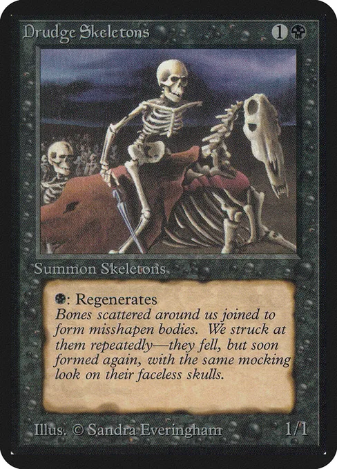 Drudge Skeletons, Limited Edition Alpha #106
