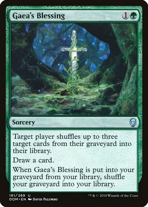 Gaea's Blessing, Dominaria #161