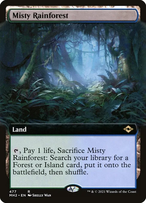 Misty Rainforest, Modern Horizons 2 #477