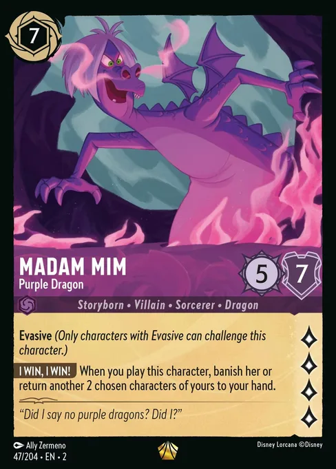 Madam Mim - Purple Dragon, Rise of the Floodborn #47