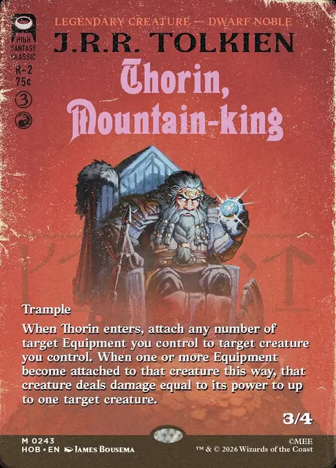 Thorin, Mountain-king, The Hobbit #243