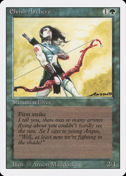 Elvish Archers, Revised Edition #193