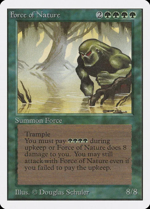 Force of Nature, Unlimited Edition #195