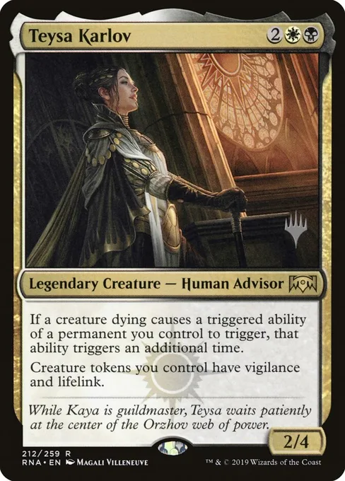 Teysa Karlov, Ravnica Allegiance Promos #212p