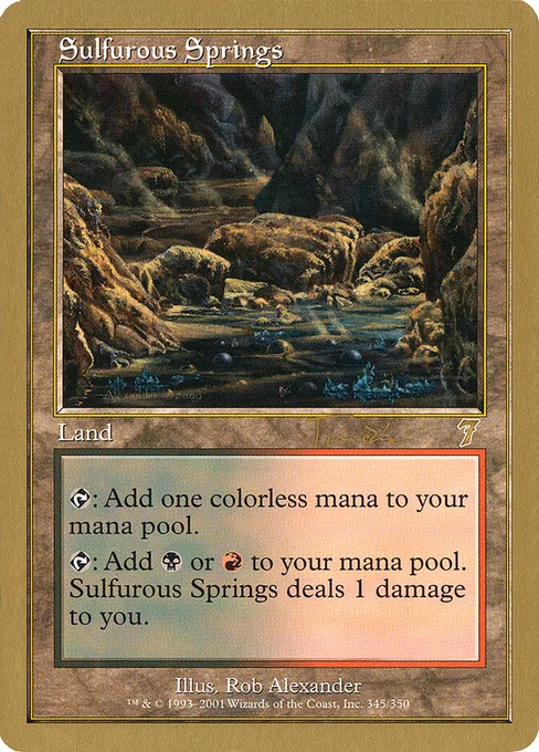 Sulfurous Springs, World Championship Decks 2001 #jt345