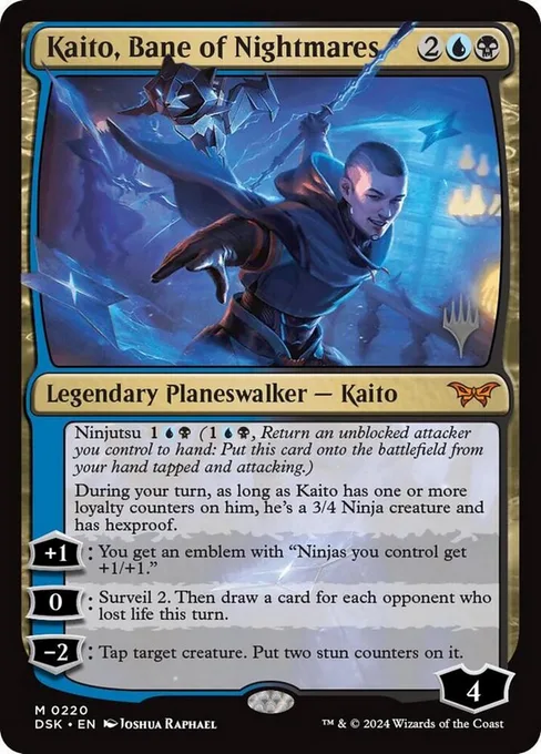 Kaito, Bane of Nightmares, Duskmourn: House of Horror Promos #220p