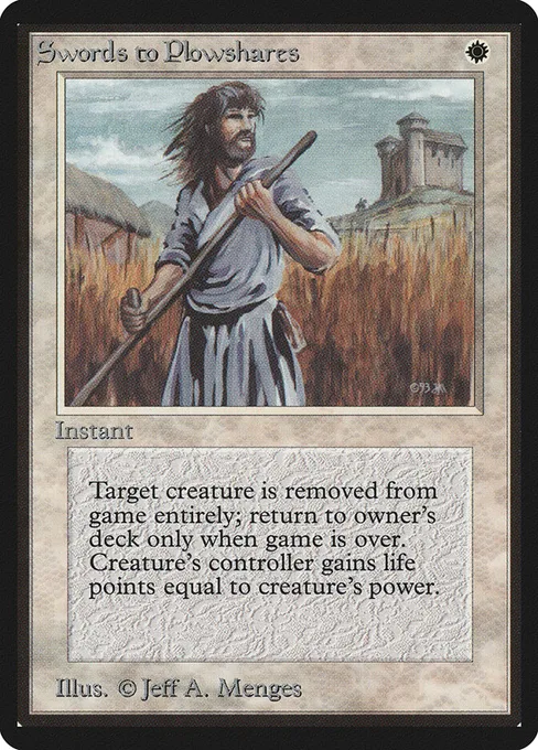 Swords to Plowshares, Limited Edition Beta #41