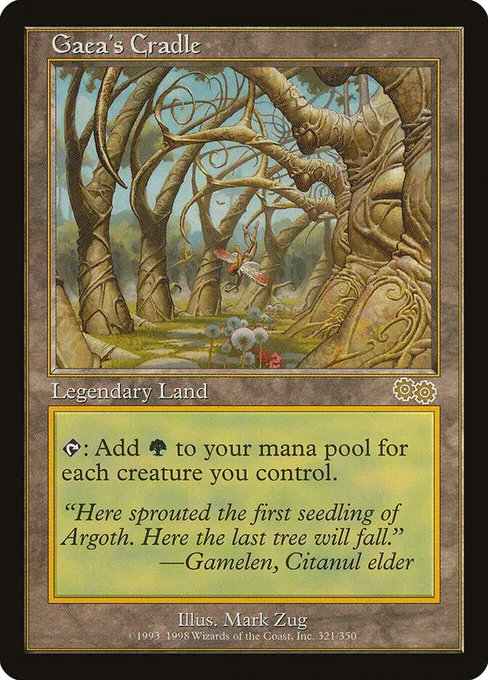 Gaea's Cradle, Urza's Saga #321