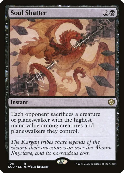 Soul Shatter, Starter Commander Decks #108