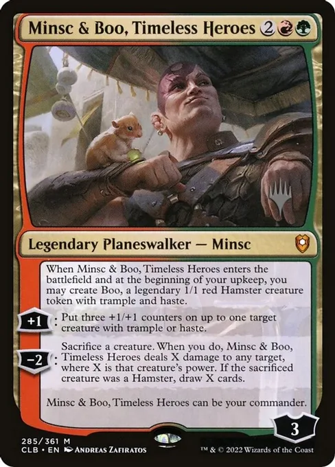 Minsc & Boo, Timeless Heroes, Battle for Baldur's Gate Promos #285p