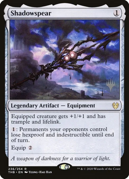 Shadowspear, Theros Beyond Death Promos #236p