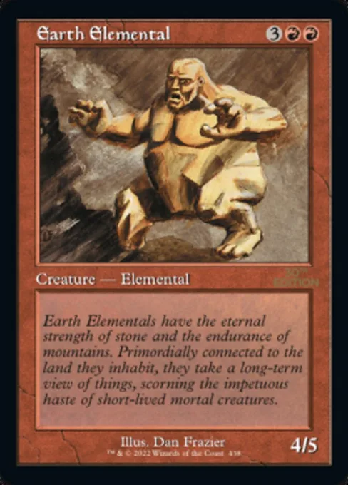 Earth Elemental, 30th Anniversary Edition #438