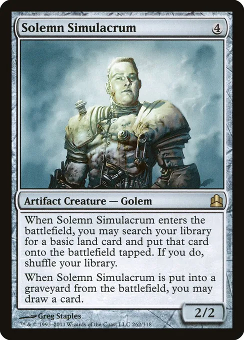 Solemn Simulacrum, Commander 2011 #262