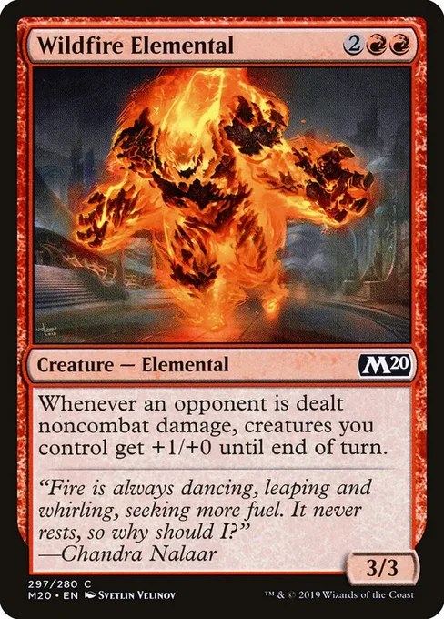 Wildfire Elemental, Core Set 2020 #297