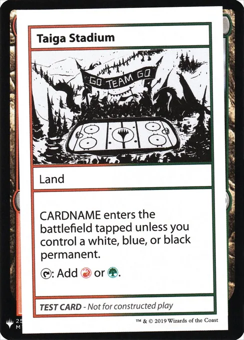Taiga Stadium, Mystery Booster Playtest Cards 2019 #120