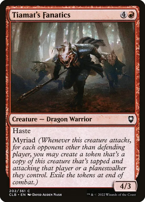 Tiamat's Fanatics, Commander Legends: Battle for Baldur's Gate #202