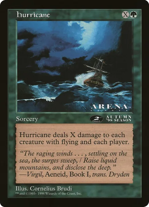 Hurricane, Oversized League Prizes #58