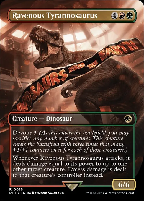 Ravenous Tyrannosaurus, Jurassic World Collection #18
