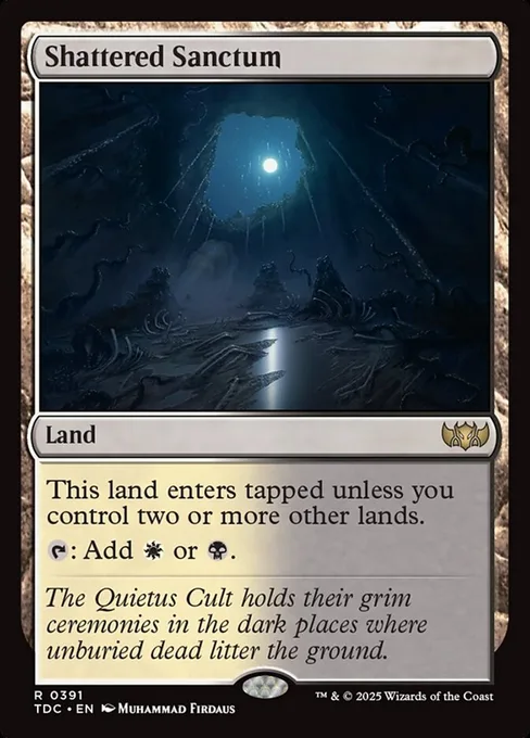 Shattered Sanctum, Tarkir: Dragonstorm Commander #391