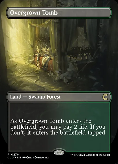 Overgrown Tomb, Ravnica: Clue Edition #278
