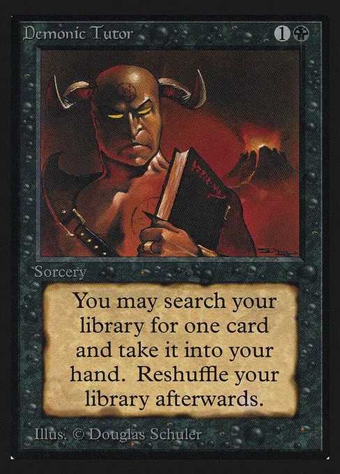 Demonic Tutor, Intl. Collectors' Edition #105